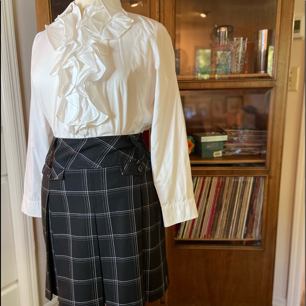 80’s Vintage Look Plaid Skirt